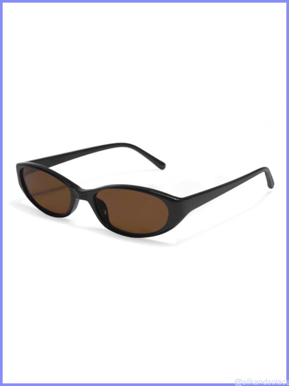 Retro Oval Sunglasses Women 90s Small Chic Lightweight UV Protection
